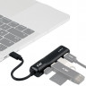Хаб разветвитель USB-C 3.0 x 4 порта 5Gbps Kiwifotos KHB-01C
