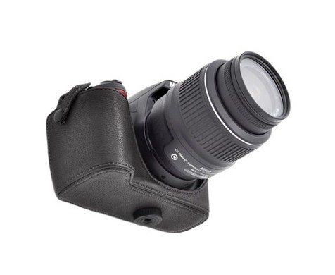 Чехол футляр для фотокамеры Nikon D3000 / D60 черный цвет