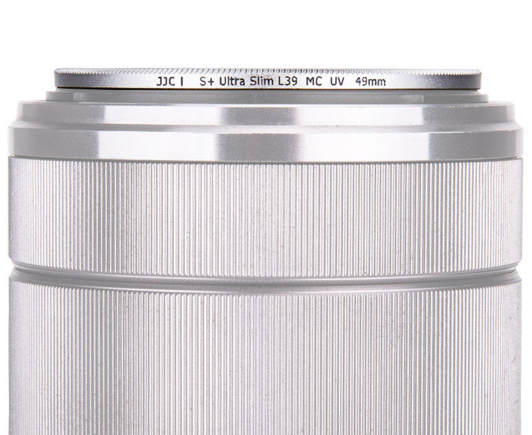 Светофильтр 49 мм JJC MCUV Ultra Slim L39 (S+) серебристая оправа