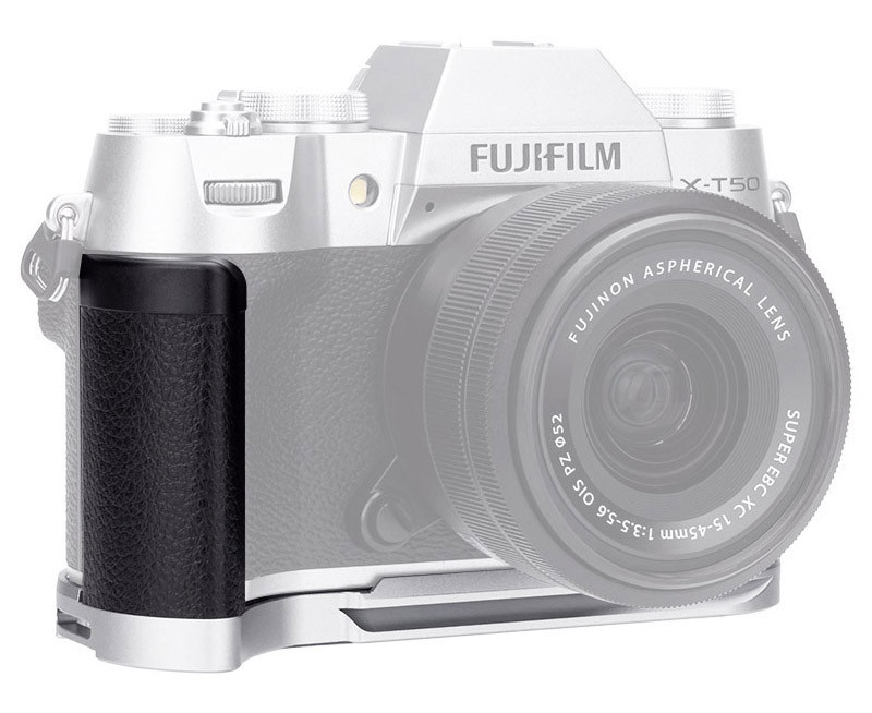 L-образная рукоятка для Fujifilm X-T50 (серебристый цвет)