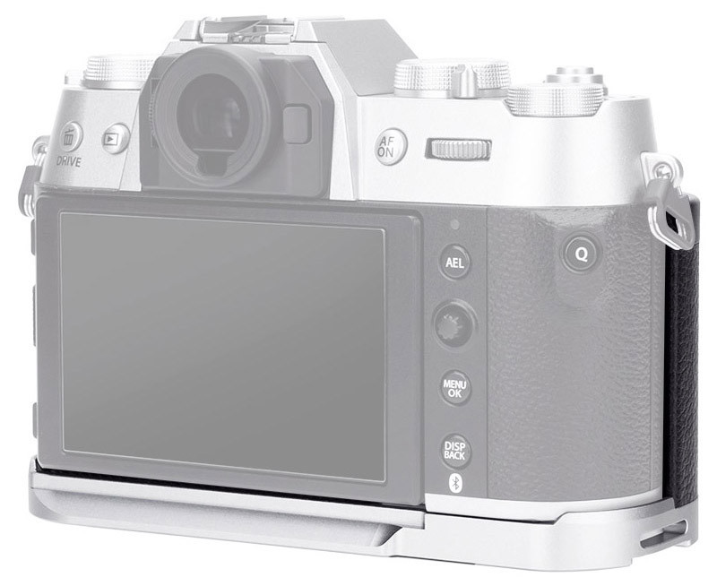 L-образная рукоятка для Fujifilm X-T50 (серебристый цвет)