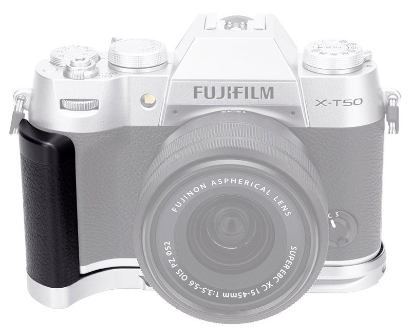 L-образная рукоятка для Fujifilm X-T50 (серебристый цвет)