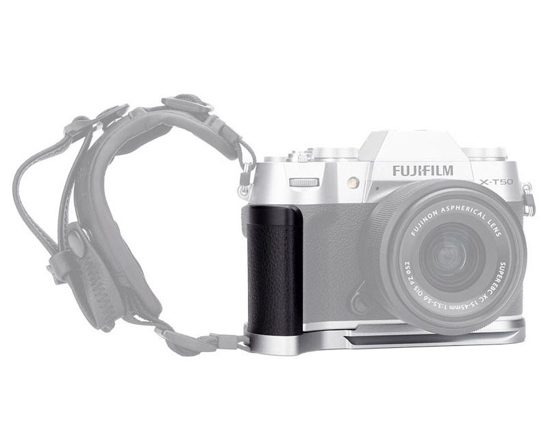 L-образная рукоятка для Fujifilm X-T50 (серебристый цвет)