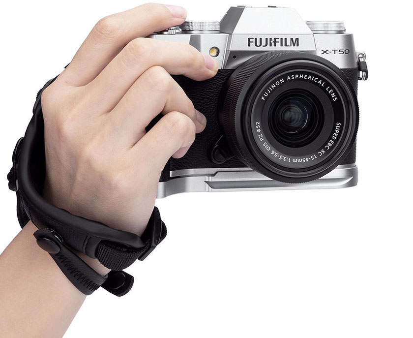L-образная рукоятка для Fujifilm X-T50 (серебристый цвет)