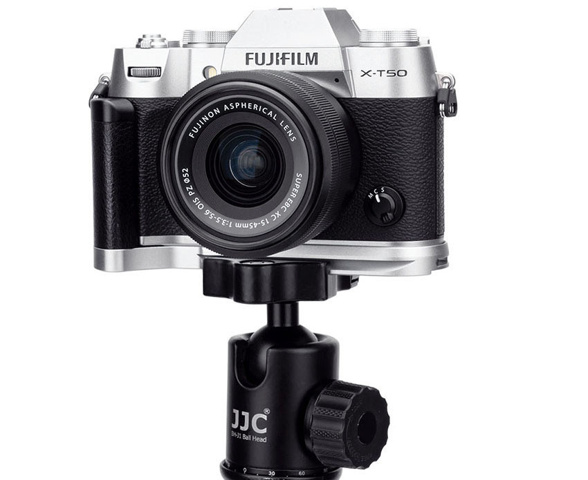 L-образная рукоятка для Fujifilm X-T50 (серебристый цвет)