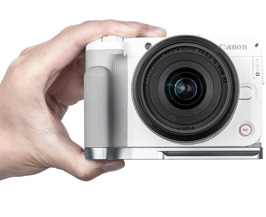 L-образная рукоятка для Canon EOS R50 V (серебристый цвет) L-образная рукоятка для Canon EOS R50 V (серебристый цвет)