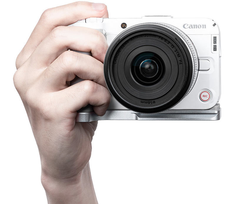 L-образная рукоятка для Canon EOS R50 V (серебристый цвет) L-образная рукоятка для Canon EOS R50 V (серебристый цвет)