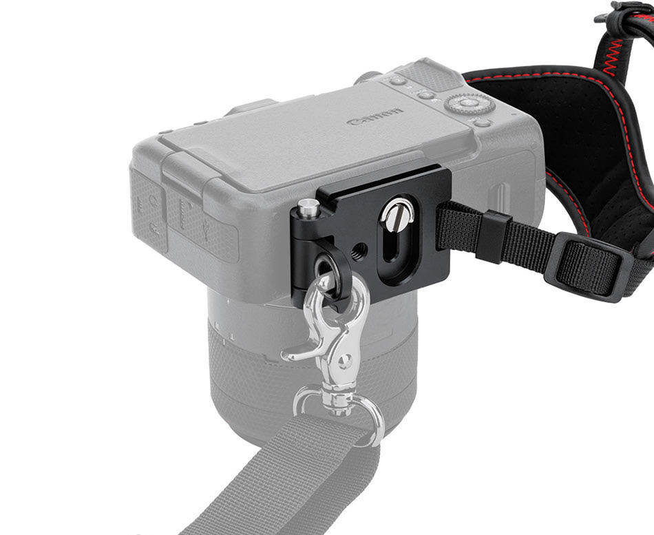 Кистевой ремень для зеркальных и беззеркальных камер с площадкой Arca-Swiss (красный)