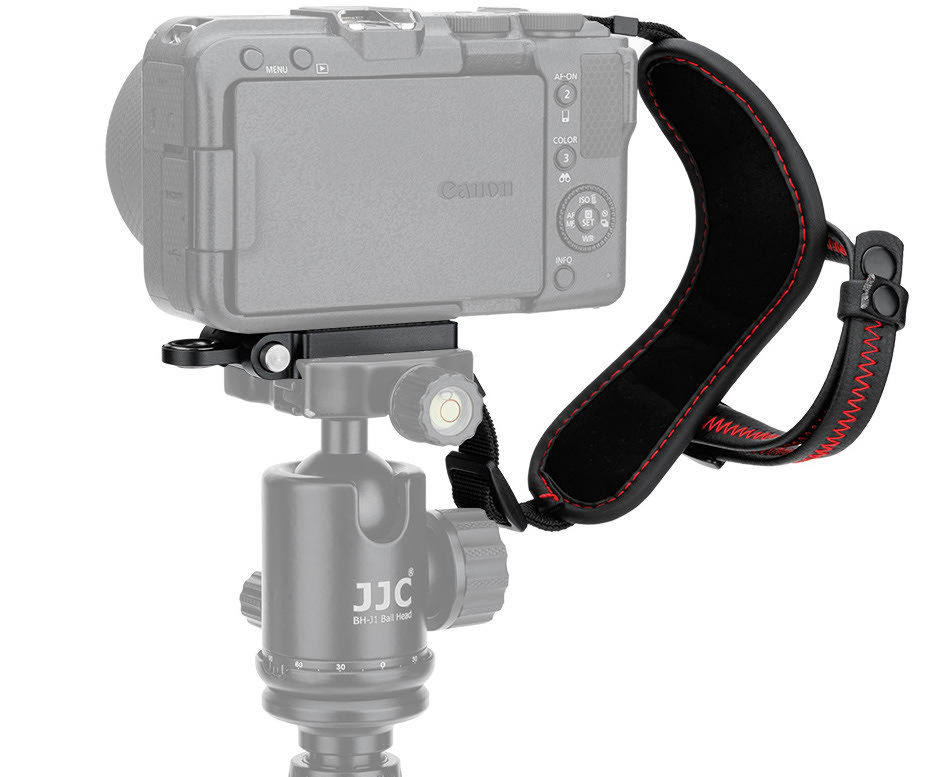 Кистевой ремень для зеркальных и беззеркальных камер с площадкой Arca-Swiss (красный)