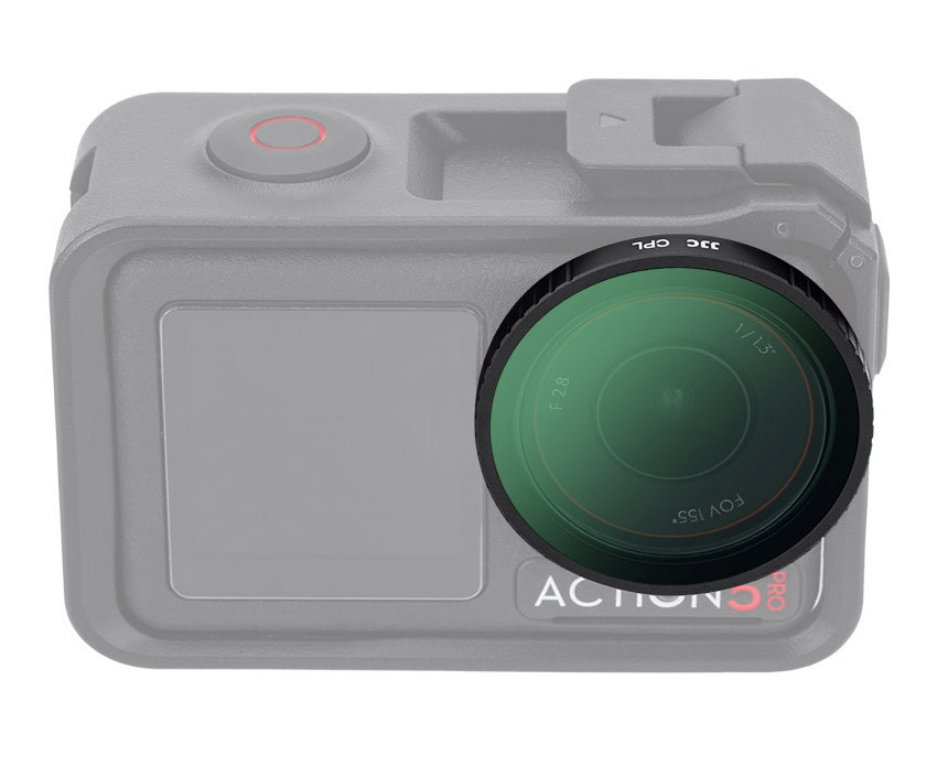 Поляризационный светофильтр для DJI Osmo Action 5 Pro / Action 4 / Action 3
