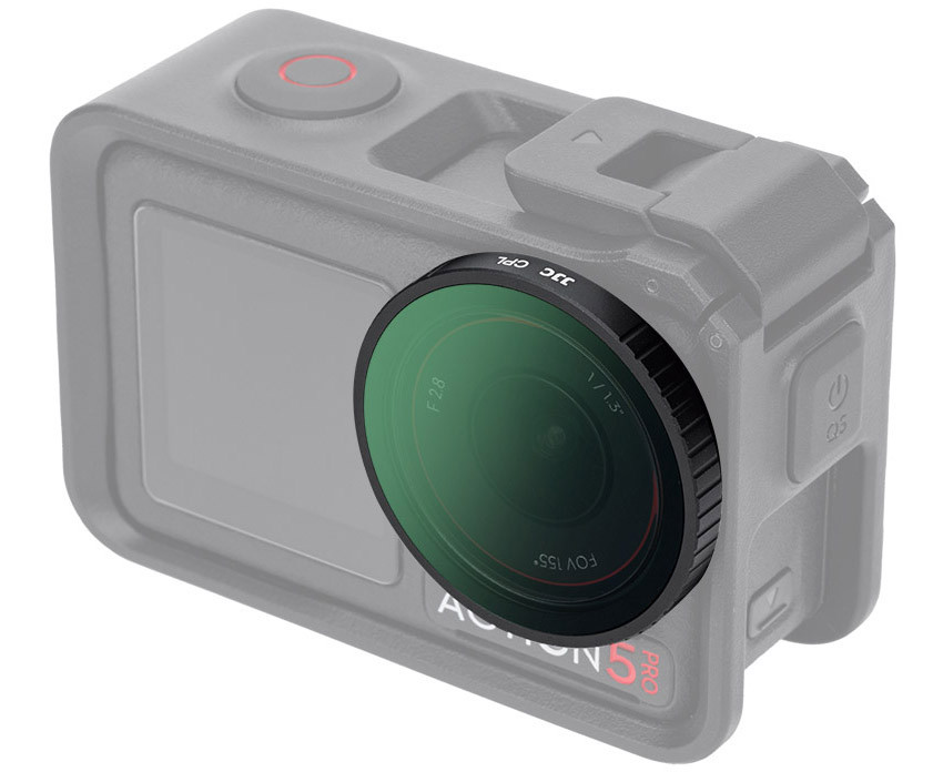 Поляризационный светофильтр для DJI Osmo Action 5 Pro / Action 4 / Action 3