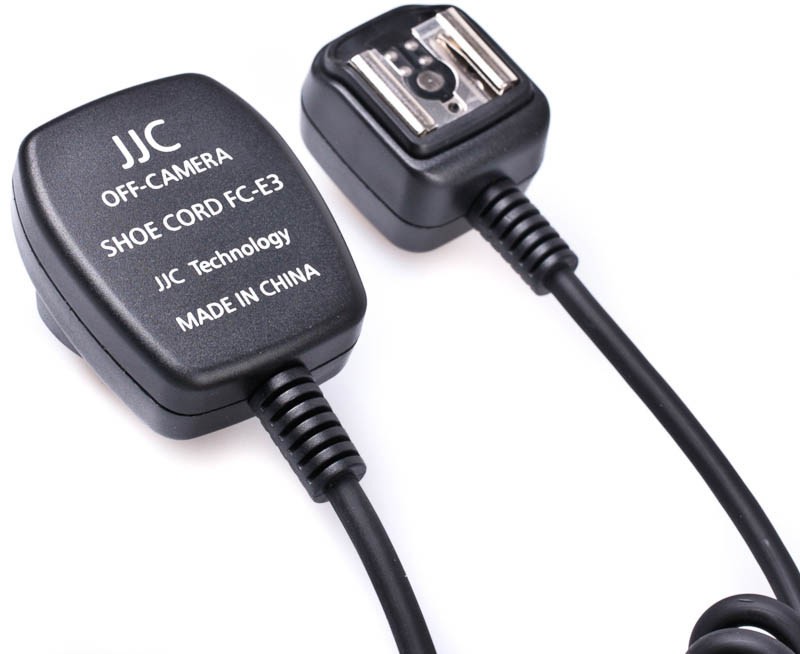 Выносной удлинительный кабель для вспышек Canon Off-camera shoe cord JJC