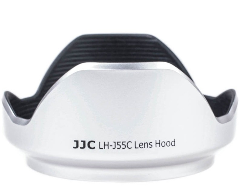 Бленда JJC LH-J55C (Olympus LH-55C) серебристая