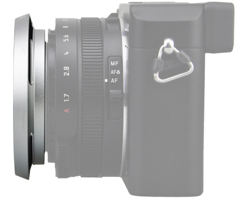 Бленда JJC LH-43LX100 для Panasonic LX100 и Leica D-Lux Typ 109 серебристая