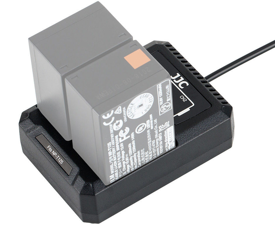 Зарядное устройство для двух аккумуляторов Fujifilm NP-T125