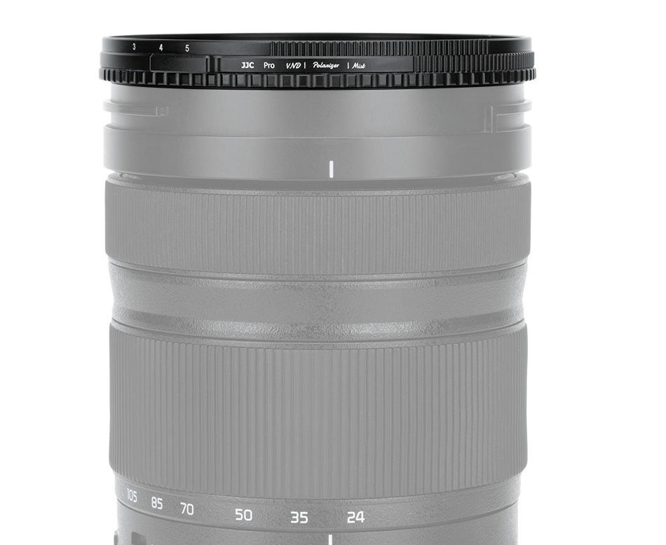 Гибридный светофильтр 49 мм JJC VND 1-5 stop + CPL + 1/4 Black Mist