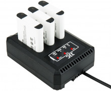 Зарядное устройство для трёх аккумуляторов Ricoh DB-110 / Olympus LI-90B