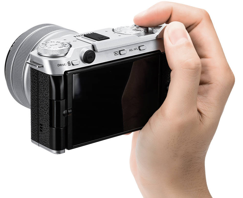 Дополнительный хват для Fujifilm X-M5 (серебристый)