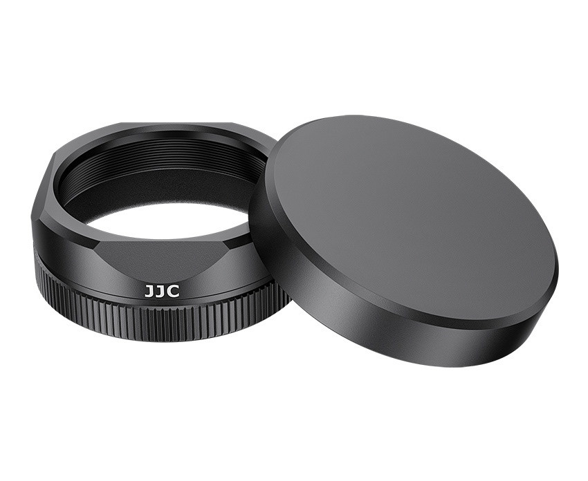 Бленда квадратная с крышкой для Fujifilm X Half (тёмно-серый цвет)