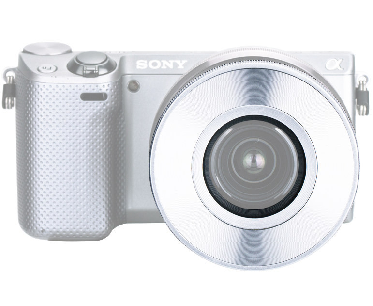 Автоматическая крышка для Sony PZ 16-50mm F3.5-5.6 OSS серебристая