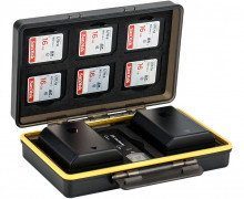 Защитный бокс для двух аккумуляторов и карт памяти SD Card