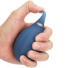 Груша воздушная для оптики с двумя клапанами, мягким соплом и ремешком (прозрачная синяя)