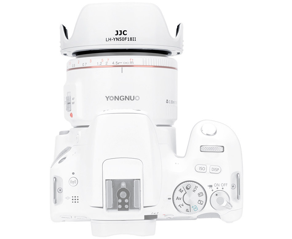 Бленда JJC LH-YN50F18II WHITE для Yongnuo YN 50mm f/1.8 II белая
