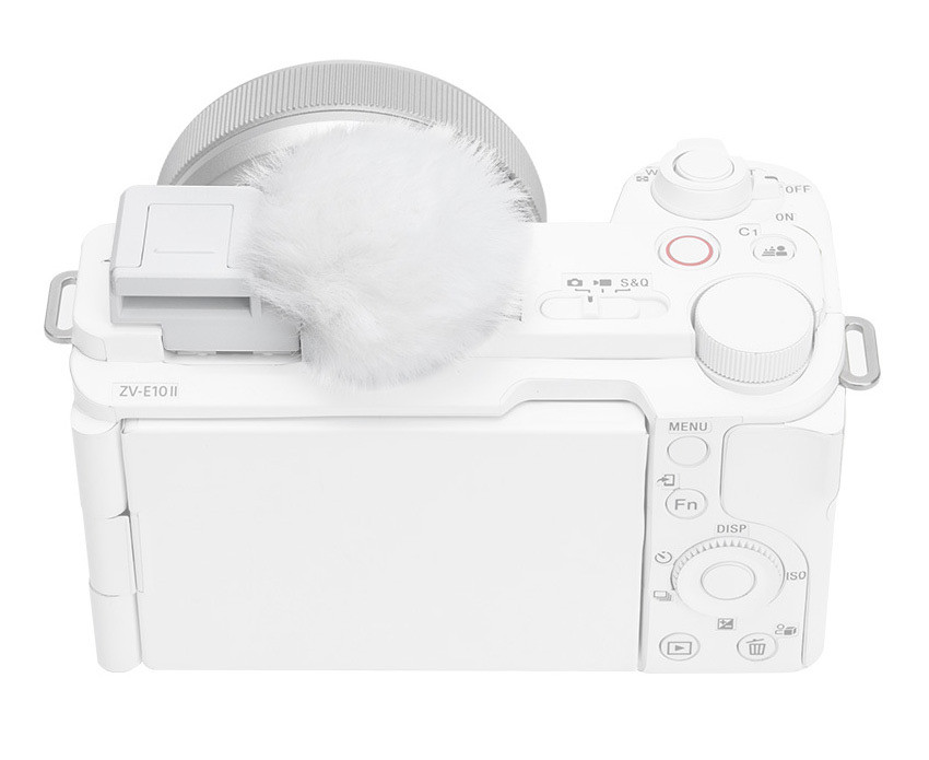 Ветрозащита встроенного микрофона Sony ZV-E10 II / ZV-1 II / ZV-E1 / ZV-1F / ZV-E10 / ZV-1 (белый цвет) Ветрозащита встроенного микрофона Sony ZV-E10 II / ZV-1 II / ZV-E1 / ZV-1F / ZV-E10 / ZV-1 (белый цвет)