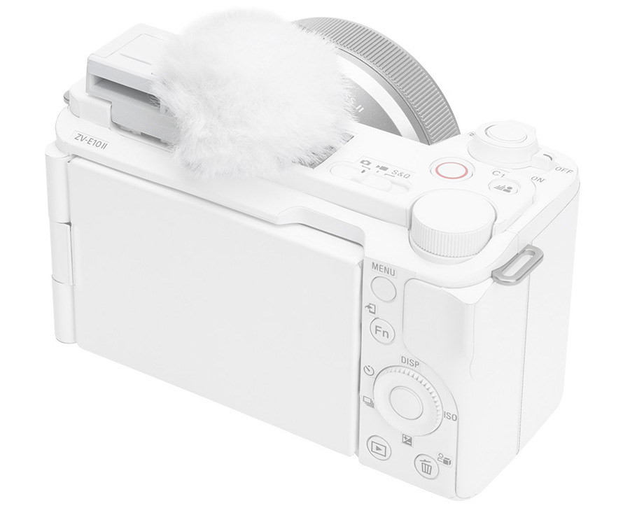 Ветрозащита встроенного микрофона Sony ZV-E10 II / ZV-1 II / ZV-E1 / ZV-1F / ZV-E10 / ZV-1 (белый цвет) Ветрозащита встроенного микрофона Sony ZV-E10 II / ZV-1 II / ZV-E1 / ZV-1F / ZV-E10 / ZV-1 (белый цвет)