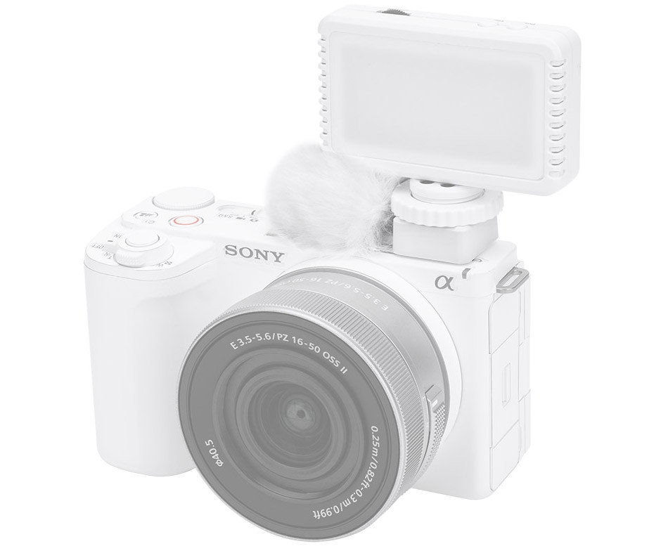 Ветрозащита встроенного микрофона Sony ZV-E10 II / ZV-1 II / ZV-E1 / ZV-1F / ZV-E10 / ZV-1 (белый цвет) Ветрозащита встроенного микрофона Sony ZV-E10 II / ZV-1 II / ZV-E1 / ZV-1F / ZV-E10 / ZV-1 (белый цвет)