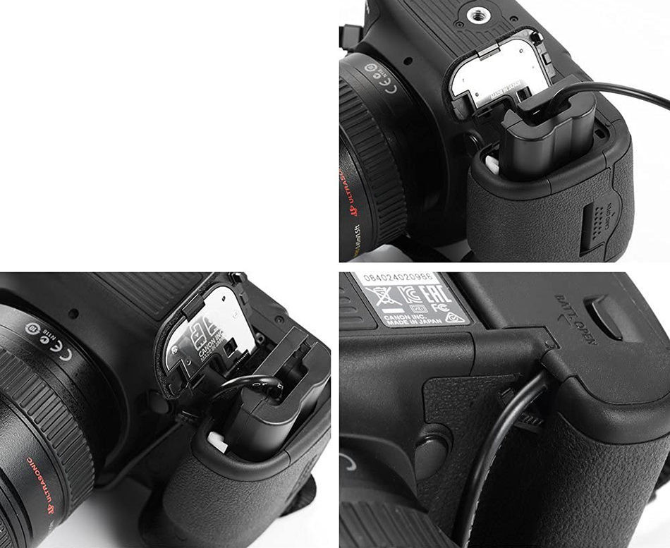 Сетевой адаптер для камер с аккумулятором Canon LP-E8 (DR-E8)