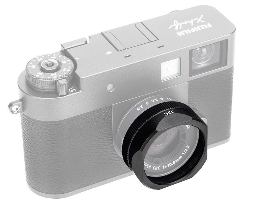 Бленда квадратная с крышкой для Fujifilm X Half (чёрный цвет) Бленда квадратная с крышкой для Fujifilm X Half (чёрный цвет)