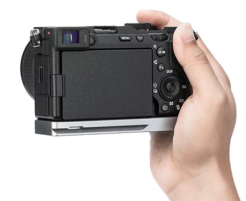 Удлинитель рукоятки для Sony a7C II и a7C R (серебристый)