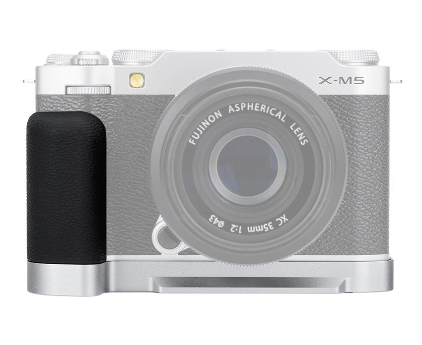 L-образная рукоятка для Fujifilm X-M5 (серебристый цвет)