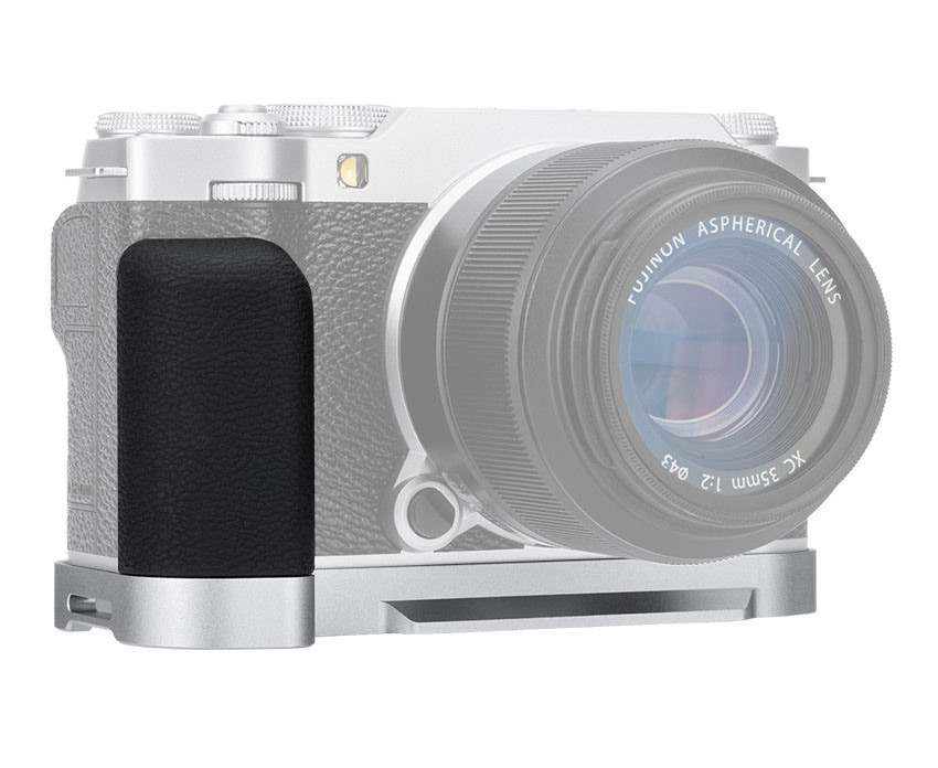 L-образная рукоятка для Fujifilm X-M5 (серебристый цвет)