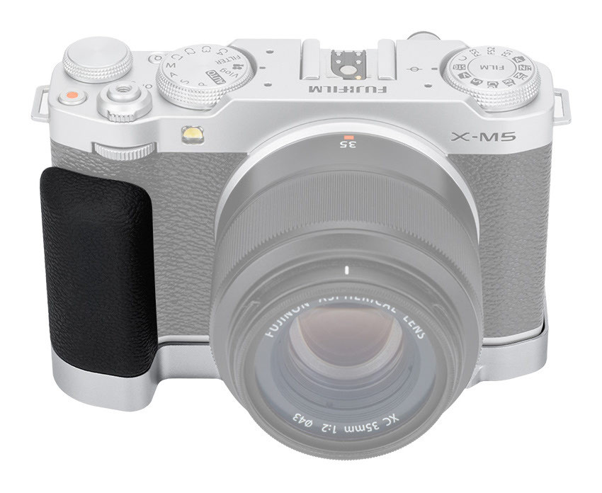 L-образная рукоятка для Fujifilm X-M5 (серебристый цвет)