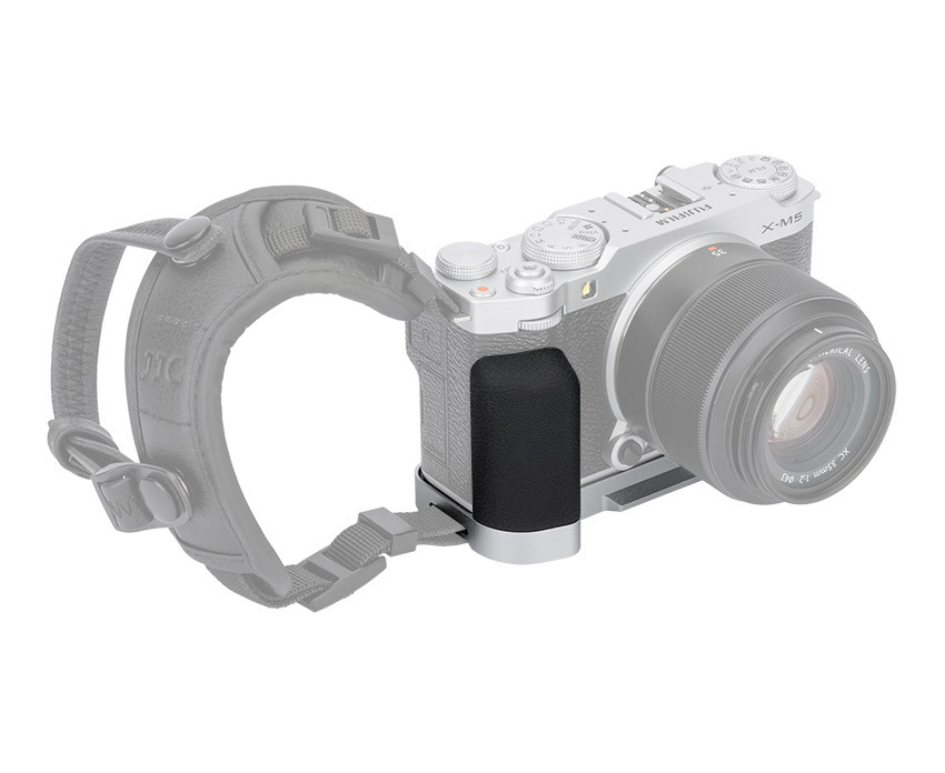 L-образная рукоятка для Fujifilm X-M5 (серебристый цвет)
