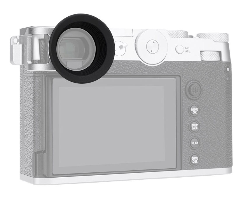 Наглазник для Fujifilm GFX 100RF удлинённый (серебристый)
