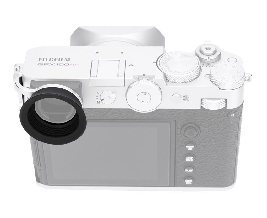 Наглазник для Fujifilm GFX 100RF удлинённый (серебристый)