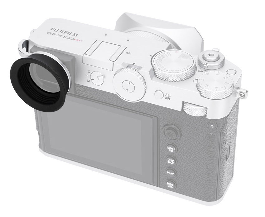 Наглазник для Fujifilm GFX 100RF удлинённый (серебристый)