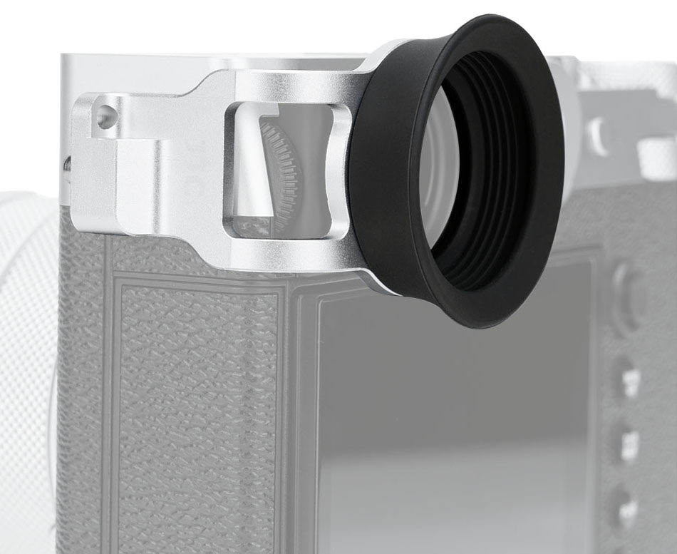 Наглазник для Fujifilm GFX 100RF удлинённый (серебристый)