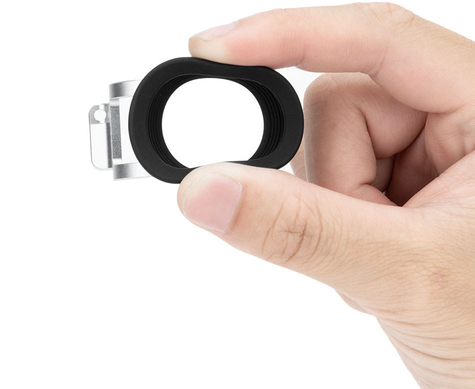 Наглазник для Fujifilm GFX 100RF удлинённый (серебристый)