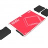 Компактный защитный футляр для флеш карт (4x SD card)