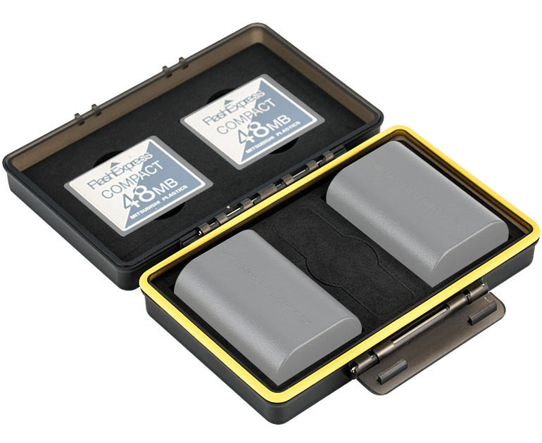 Защитный бокс для двух аккумуляторов и карт памяти CompactFlash