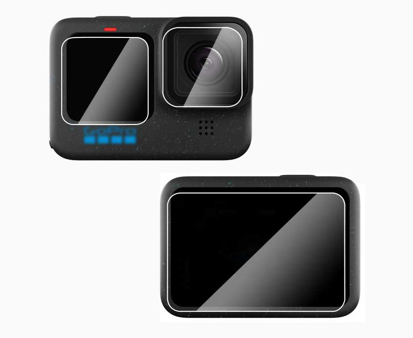 Защитное стекло для GoPro Hero 12 / Hero 11 / Hero 10 Black
