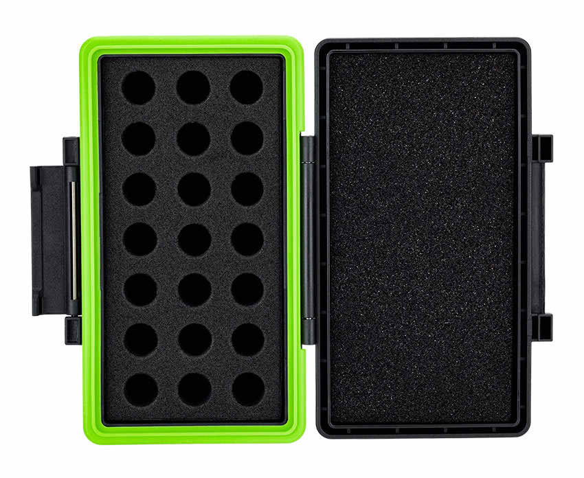 Защитный бокс на двадцать одну батарею типа 23A / VA23GA / A23 / MN21 / V23GA / 27A / VA27GA / A2 / MN2 / V27GA