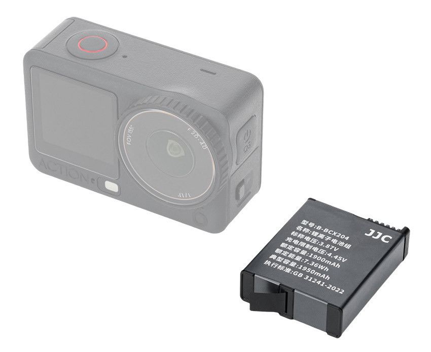 Аккумулятор JJC для экшн камер DJI Osmo 360 / Osmo Action 6 / 5 Pro / 4 / 3 (BCX204)