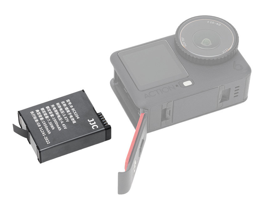 Аккумулятор JJC для экшн камер DJI Osmo 360 / Osmo Action 6 / 5 Pro / 4 / 3 (BCX204)