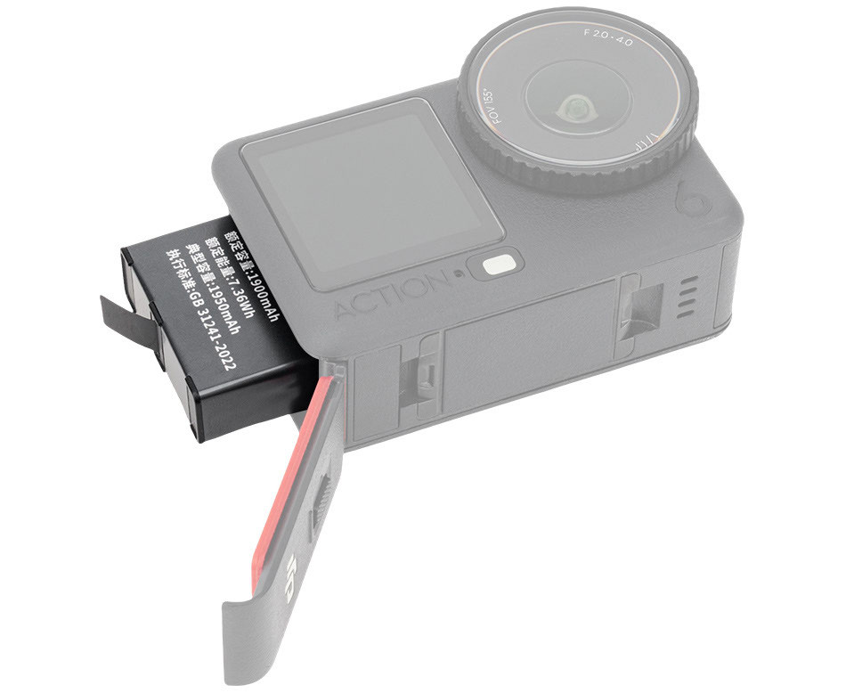 Аккумулятор JJC для экшн камер DJI Osmo 360 / Osmo Action 6 / 5 Pro / 4 / 3 (BCX204)