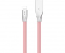 Кабель Lightning / USB 1.2 м с подсветкой коннектора (розовый цвет)